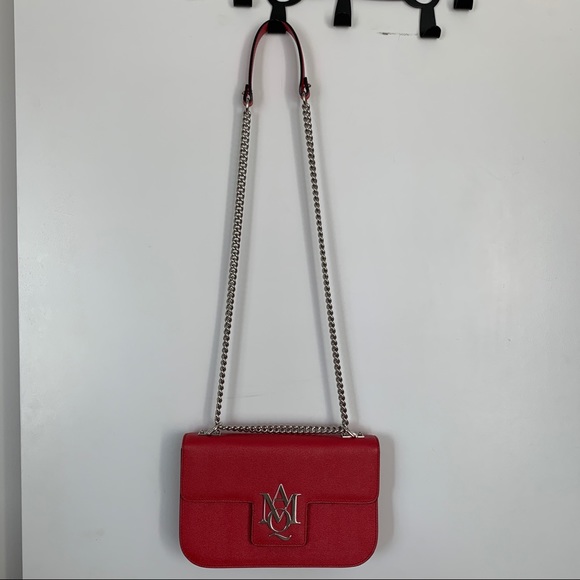 Authentic Alexander McQueen Leather Chain AMQ Bag - Picture 4 of 16